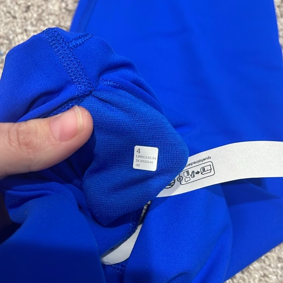 Lululemon Align HR tights CERULEAN BLUE Sz 4 28” - Picture 8 of 11